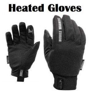 Heated Gloves for Men - Black
